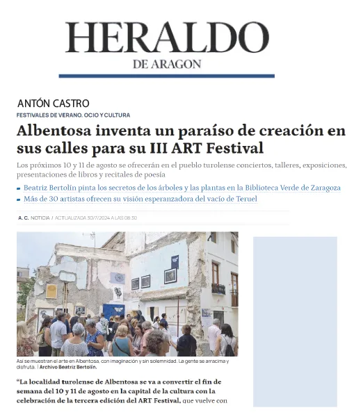 ART Festival - En Heraldo de Aragón